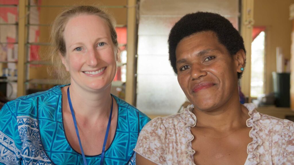 Nicola Fitzgerald and Fijian Woman